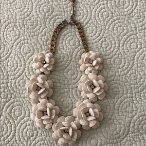 White Wood JCREW necklace